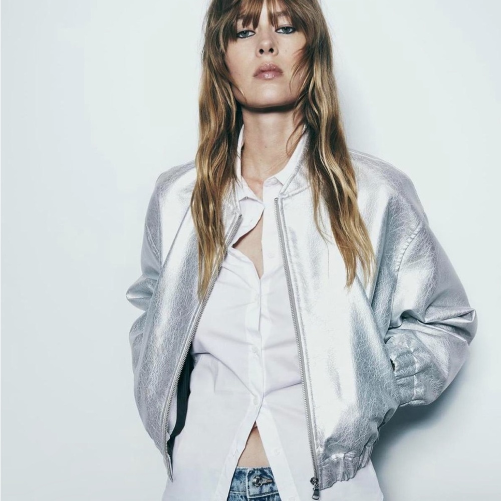 Zara Metallic Jacket